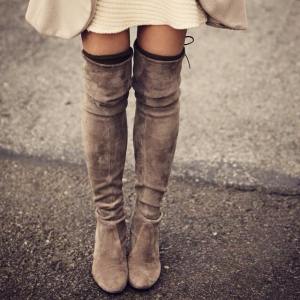 Knee High Suede Boots
